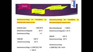 Gewinnzuschlag ermitteln wichtiges Prüfungsthema [upl. by Russell]