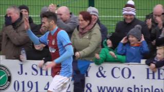 Goals South Shields 40 Coleshill Town [upl. by Aisekal]