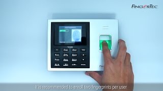 TA500  Fingerprint Enrollment [upl. by Wren]