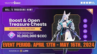 Counter Fire MOBA NFT Hill’s Treasure Hunt Airdrop Events [upl. by Uahc]