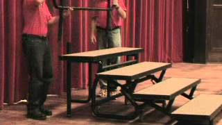 Fold and Roll Standing Choral Riser [upl. by Khanna460]