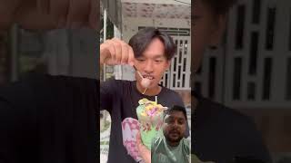 Ice cream eating show funny comedyshorts eating eatingshow icecream [upl. by Braasch]