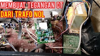 mengganti power tape deck POLYTRON dengan Power OCL cara merubah tegangan DC 24v menjadi DC CT 24V [upl. by Eirhtug]