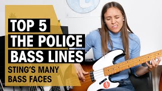 Top 5 The Police Bass Lines  Sting  Julia Hofer  Thomann [upl. by Ithaman]