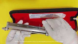 FusionKraft™ Watson Skin Grafting Knife Dermatome Handle M6004 [upl. by Gwyneth840]