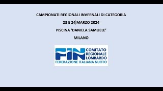 Campionati Regionali Invernali Di Categoria  Milano 2024 Sabato 230324  mattina [upl. by Carlson]