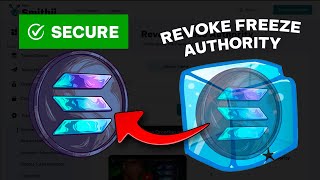 REVOKE FREEZE AUTHORITY OF A TOKEN ✅ Solana Tutorial [upl. by Moth]