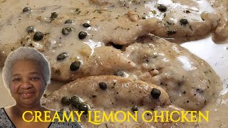 Lemon Chicken With Capers In Parmesan Cheese Sauce [upl. by Geanine]