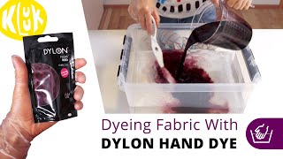 DYLON Hand Dye Tie Dye Without Boiling [upl. by Rossie124]