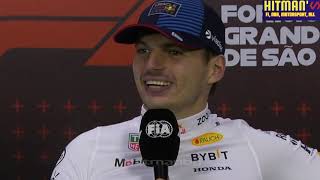 Drivers POST RACE Press Conference  F1 2024 Brazil Grand Prix [upl. by Orvil475]