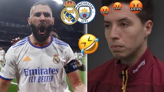 SAMIR NASRI DÉGOÛTÉ PAR KARIM BENZEMA 🤬🤬🤬  REAL MADRID  MANCHESTER CITY SA RÉACTION [upl. by Azerila]