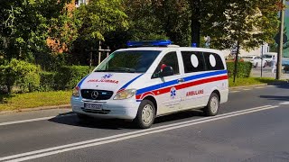 FSV PHOENIX  ZURA 5120 Alarmowo MercedesBenz Vito  transport sanitarny Poznań [upl. by Ruff]