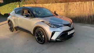 FE72VTD TOYOTA CHR GR SPORT SILVER 2022 TOYOTA BURROWS ROTHERHAM [upl. by Astera]