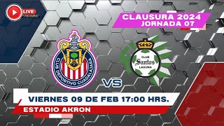 CHIVAS FEMENIL VS SANTOS EN VIVO LA PREVIA JORNADA 7 LIGA MX FEMENIL [upl. by Anihpled]