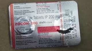 Zocon 200 Tablet  Fluconazole Tablets Ip 200mg Uses  Zocon 200mg Tablet uses side effects Dosage [upl. by Strickler]