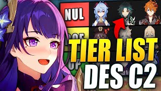 TIER LIST DES C2 Genshin Impact 44 [upl. by Philo785]