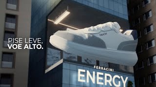 Sneaker Ferracini Energy  Leveza em seus pés  Tecnologia Fly [upl. by Ingvar]