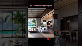 The 10 Most Popular Interior Design Styles！ [upl. by Naillik]