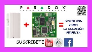 ☎️ VDMP3 en PCS250 ☎️ Sabes que te LLAMARÁ  PARADOX [upl. by Kovacev846]