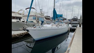 1989 Hylas 44 Center Cockpit Sailboat For Sale Video Walkthrough Review By Ian Van Tuyl [upl. by Shelburne]