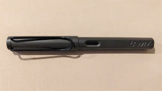 Lamy Safari Charcoal fountain pen review [upl. by Arriet540]