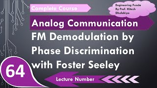 Foster Seeley Phase Discrimination Method for FM Demodulation in Communication Engineering [upl. by Urbannal]