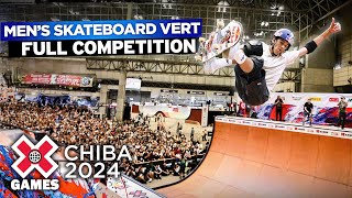 Men’s Skateboard Vert FULL COMPETITION  X Games Chiba 2024 [upl. by Faucher162]