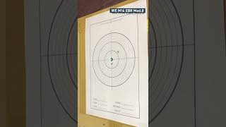 Airsoft WETECH M14 EBR mod0 Mk14 Indoor shortrange shooting accuracy verification [upl. by Buxton]