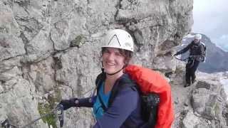 Discovey Dolomites DAY1 on the Via delle Bocchette  Sentiero Benini  Brenta Group  July 2014 [upl. by Ettenil]