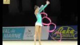 Eugenia Kanaeva Ribbon  Thiais 2008 [upl. by Atirahs]