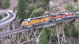 HiDef UP 6936 Centennial Chase FRRS Dunsmuir Railroad Days Museum Train 2012 [upl. by Nnylav464]