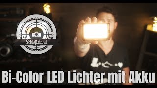 BiColor LED Lichter mit Akku im Test  Moman vs Menik vs Aputure [upl. by Boyer]