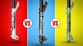 RockShox ZEB vs Lyrik vs Pike [upl. by Tullusus480]