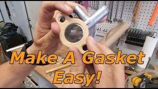 How to Make a Paper Gasket for Anything DIY but mostly for a Datsun 620 [upl. by Noed]