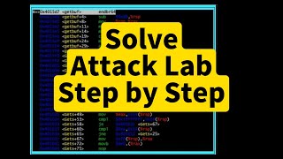 Solve Attack LabBuffer Overflow Step by Step CISC221 CSC373 CS211 [upl. by Lener332]