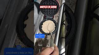 Waffles de avena waffles wafflerecipe [upl. by Parent]