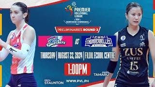 CREAMLINE vs ZUS COFFEE  Full Match  Preliminaries  2024 PVL Reinforced Conference [upl. by Coffeng]