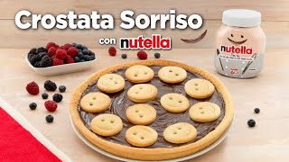 CROSTATA SORRISO CON NUTELLA® Ricetta Facile  Fatto in Casa da Benedetta [upl. by Dempsey]