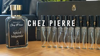 Chez Pierre HAUL  Creed Aventus Dior Sauvage Elixir Blue de Chanel Tom Ford Versace amp More [upl. by Sirrad]