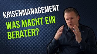 Was macht ein Notfall und Krisenmanagementberater Notfallmanagement  Krisenmanagement [upl. by Ailb427]