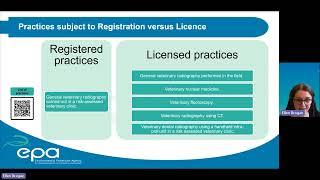 EPA Webinar 1 Ionising Radiation Regulations for Vet Sector [upl. by Nosyaj265]