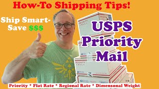 USPS Priority Mail Shipping Tips Pick the right type of priority shipping for your online selling [upl. by Ennairod]