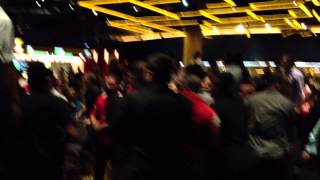 Arsenal 1  0 Manchester City Arsenal fans fight with Security at Sydney Casino [upl. by Calendre53]