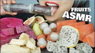 ASMR FRUITS EATING SOUNDS NO TALKING  SASASMR [upl. by Adnamor418]