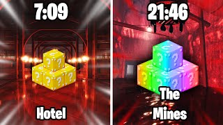 Roblox DOORS BUT WITH EVERY HACK HALLOWEEN EVENT in Hotel The Mines Lucky Block WR SPEEDRUN [upl. by Consuelo404]