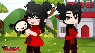 Puccas Doll and Garus Jealousy  Skit  Pucca x Garu  Garucca  Gacha Club [upl. by Aneleh506]