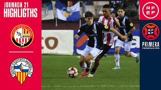 Resumen PrimeraFederación  SD Logroñés 11 CE Sabadell FC  Jornada 21 Grupo 1 [upl. by Denbrook]