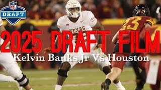 2025 Draft Kelvin Banks Jr Vs Houston2023 All Pass Blocks [upl. by Nuahsel682]