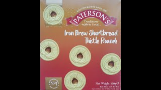 Pattersons Iron Brew Shortbread Thistle Rounds [upl. by Sclar]