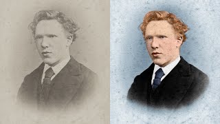 Rare Photo of Vincent Van Gogh Brought to Life Through Colorization [upl. by Reeher242]